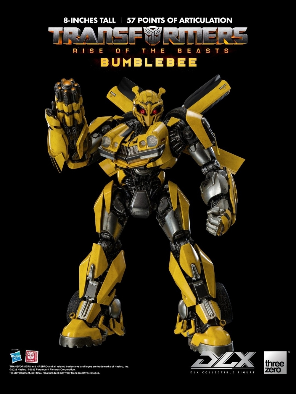 Threezero Transformers Rise of the Beasts Bumblebee Action Figure!